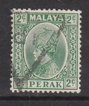 Malaya Perak 1935 Sc 70 2c green Used