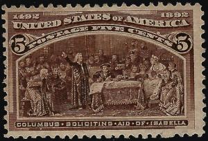 U.S. #234 Mint NG F-VF...Make a solid bid!