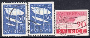 Sweden #538-540 Used Set