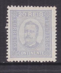 PORTUGAL, 1892 Carlos, perf. 12 1/2, 20r. Lavender, lhm.