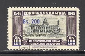 Bolivia 395 used SCV $ 0.25 (DT)