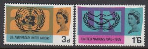 Great Britain 440-1 United Nations mnh