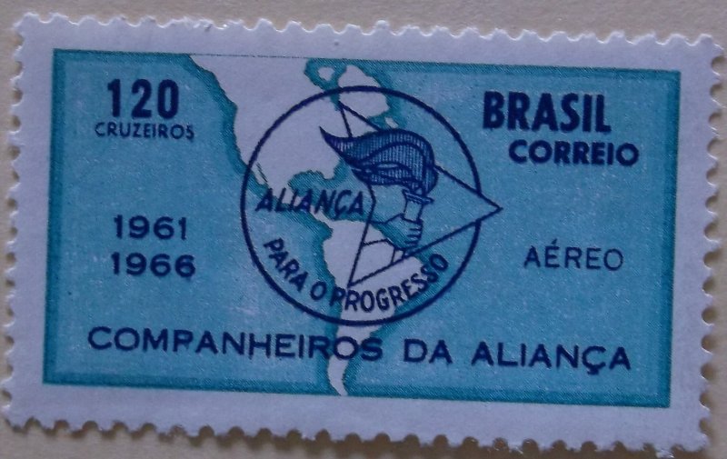 Brazil C108 MNH Cat $0.75 Map Topical Full Set