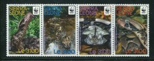 Sierra Leone 2011 Sc 3079 WWF Snakes CV $ 5.75