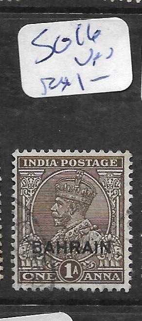 BAHRAIN (PP0802B) ON INDIA KGV  1A   SG 16   VFU