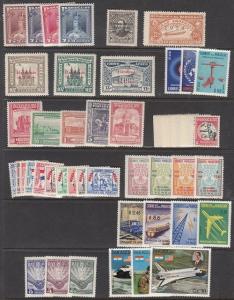 Paraguay - semi postals and airmails mint (many NH) - Catalog Value $68.95