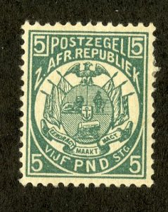 TRANSVAAL 133 MH SCV $10.00 BIN $4.25 FLAGS
