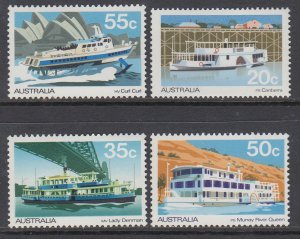 Australia 696-699 River Boats MNH VF