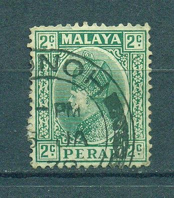 Malaya - Perak sc# 70 (2) used cat value $.25