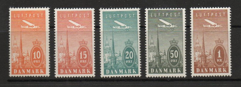 Denmark - Sc# C6 - C10 MLH           /            Lot 0825112
