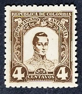 Colombia Antioquia #121 Unused FVF.........................(XPCDA)