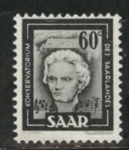 Saar Scott 205 MH* from 1949-51 stamp