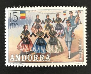 Andorra(SP) 1972 #74  MNH, CV $1.35, See Description