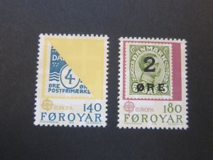 Faroe Islands 1979 Sc 43-44 set MNH