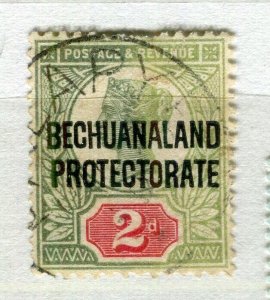 BECHUANALAND; 1890s classic QV Optd. issue fine used 2d. value