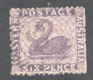 Western Australia  SC #28,  Used,  F/VF,  CV $77.50 ....   7000013