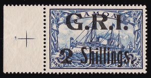 SAMOA 1914 GRI 2 Shilling on Yacht 2Mk MNH ** +CERTIFICATES ONLY 126 PRINTED 