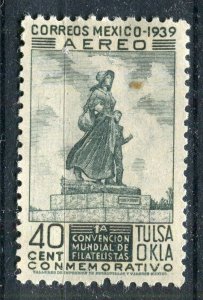 MEXICO; 1939 early Airmail issue Mint hinged 40c. value