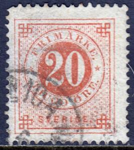 Sweden - Scott #46 - Used - SCV $1.00