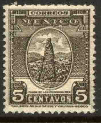 MEXICO 787, 5¢ 1934 Definitive..REMEDIOS TOWER. MINT, NH. VF.