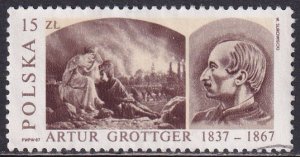 Poland 1987 Sc 2794 Painting The Ravage 1866, by Artur Grottger Stamp Used