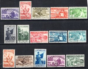 Luxembourg #B65A-B65Q Used Choice Set  VF  CV $1125.00  ...   3600531