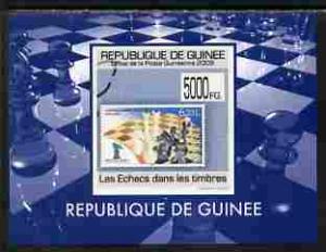 Guinea - Conakry 2009 Chess on Stamps #1 individual imper...