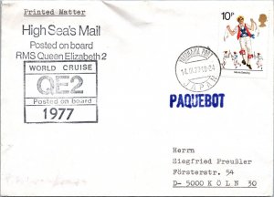 Japan 1977 - RMS Queen Elizabeth 2 - High Seas Mail - F67537