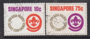 Singapore 1974 Sc 210-1 Scouts Used