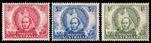 Australia Scott 203-205 (1946) Mint NH VF Complete Set M