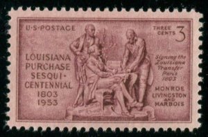 1020 US 3c Louisiana Purchase, MNH