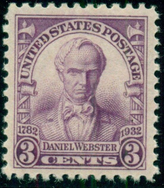 #725 3¢ DANIEL WEBSTER STAMPS LOT OF 400, MINT - SPICE UP YOUR MAILINGS!