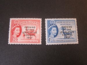 Somaliland 1959 Sc 140-1 set MNH