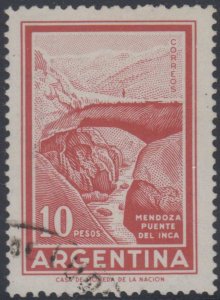 ARGENTINA 1969-70 Sc 889a KEY VALUE WMK 90 USED F,VF & SCARCE SCV$60.00 