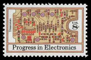 PCBstamps   US #1501 8c Electronics - Transistors, MNH, (22)