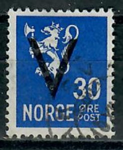 Norway #215 used single (watermarked)