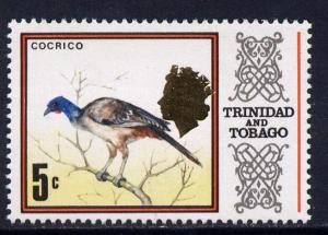 Trinidad & Tobago 1969-72 5c Chachalaca Bird with Que...