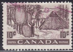 Canada 301 Drying Animal Hides 1950