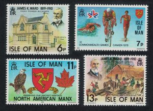 Isle of Man Birds Anniversaries and Events 4v 1978 MNH SC#137-140 SG#139-142