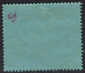 ST KITTS - NEVIS 1921 KGV BADGE 2/6 WMK MULTI SCRIPT CA 