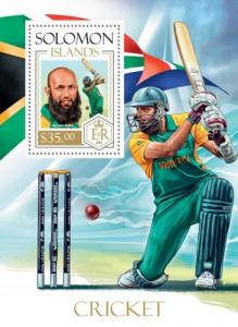 SOLOMON ISLANDS 2013 SHEET CRICKET SPORTS slm13801b