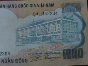 ​VIETNAM-BANK OF VIETNAM-1000 DONG-UN-.CIRCULATED-VF WE SHIP TO WORLDWIDE