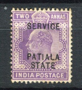 INDIAN STATES; PATIALA 1890s early classic QV issue Mint hinged 2a. value