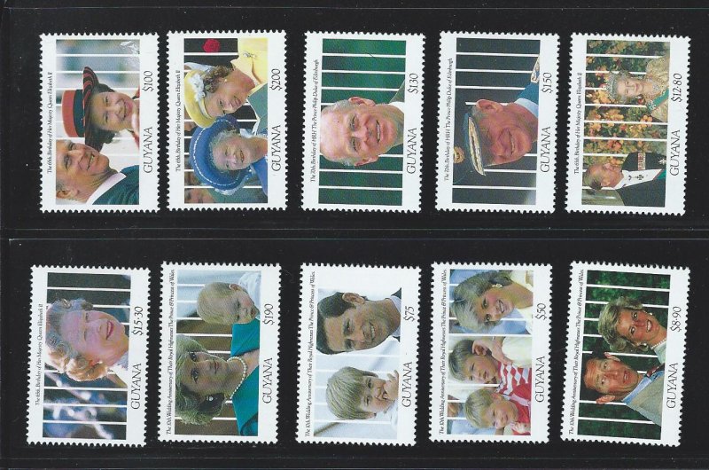 Guyana  MNH sc  2440-2449