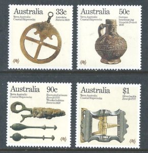 Australia #963-6 NH Coastal Shipwreck Salvaged Antiquities