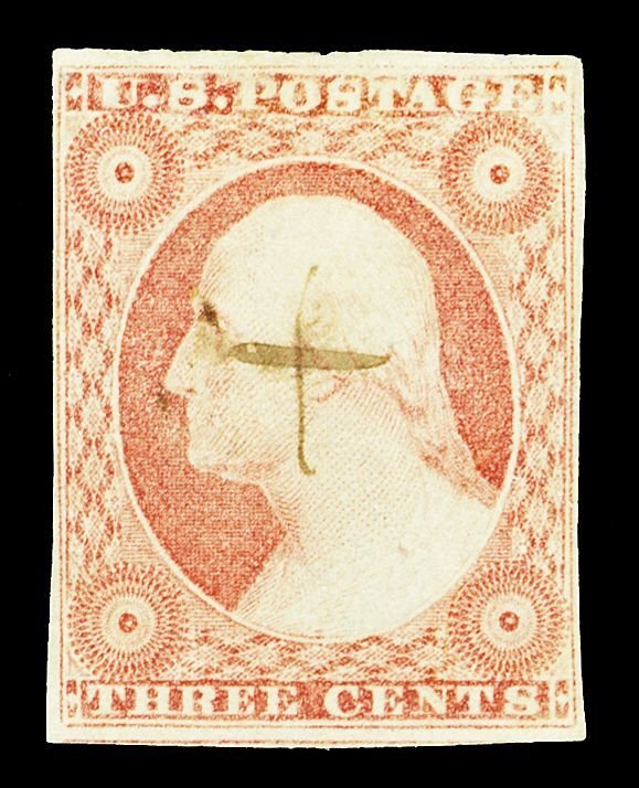 Scott 11A 3c Washington Issue Used F-VF Light Cancel Cat $15