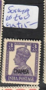 INDIA CHAMBA  KGVI  3 A     SG 114A         MNH    P0614H