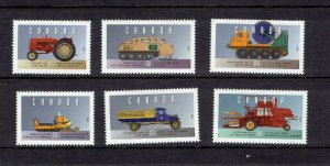 CANADA - 1995 HISTORIC LAND VEHICLES - SERIES 3 - SCOTT 1552a TO 1552f - MNH