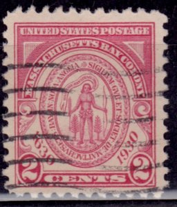 United States, 1930,  Anniversary of Massachusetts Bay Colony, 2c, sc#682, used