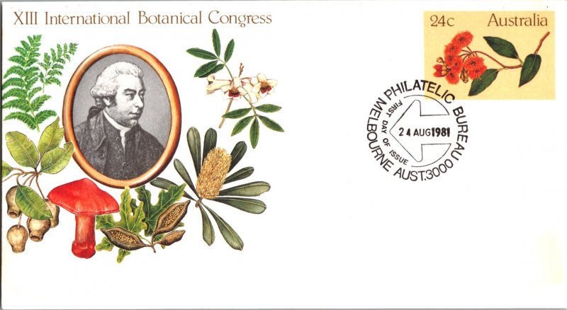 Australia, Worldwide Postal Stationary, Worldwide First Day Cover, Flowers